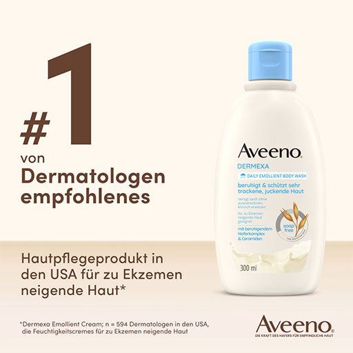 AVEENO Dermexa Emollient Shower Cream 300 ml