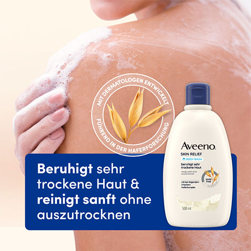 AVEENO Skin Relief soap-free shower gel 500 ml