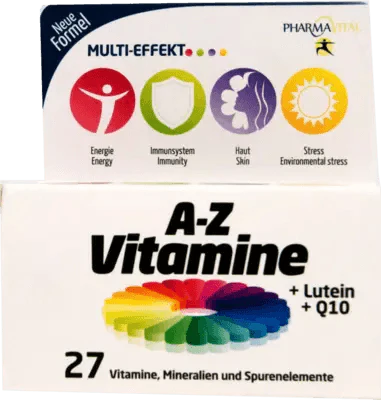 AZ complete vitamins and minerals, Lutein, Q10 tablets - UKDorf 