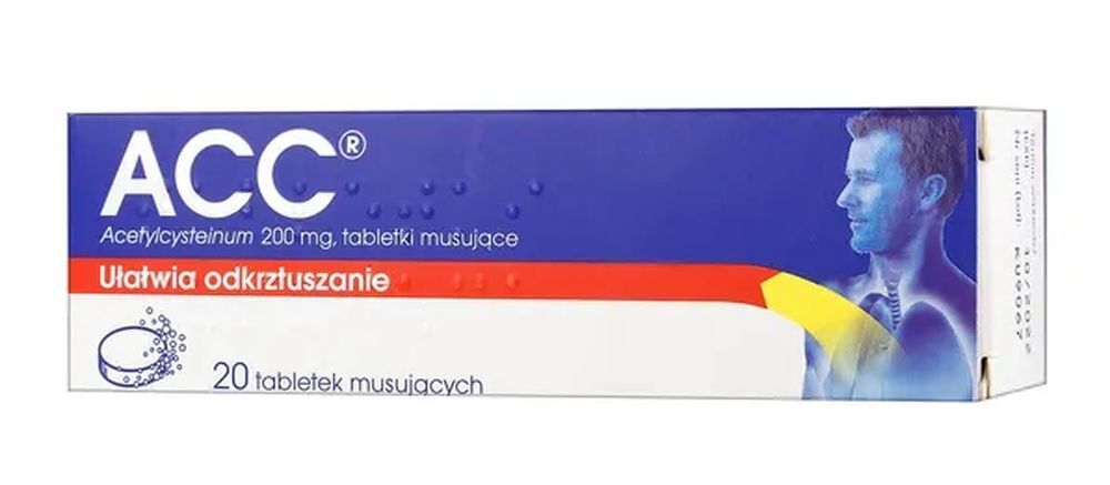 Acc 200 mg x 20 effervescent tablets Sandoz