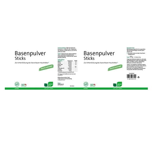 Acid base balance, disorders of acid - base balance, Base Powder Sticks - UKDorf 