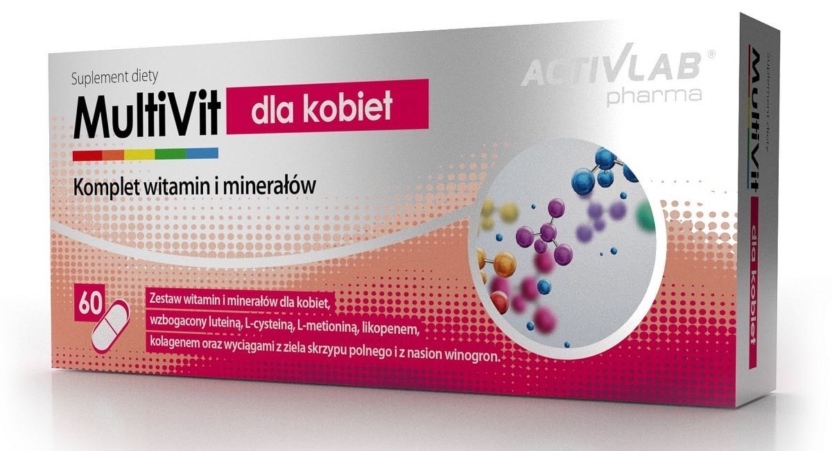 MultiVit for women x 60 capsules