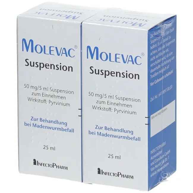Against pinworms, MOLEVAC suspension