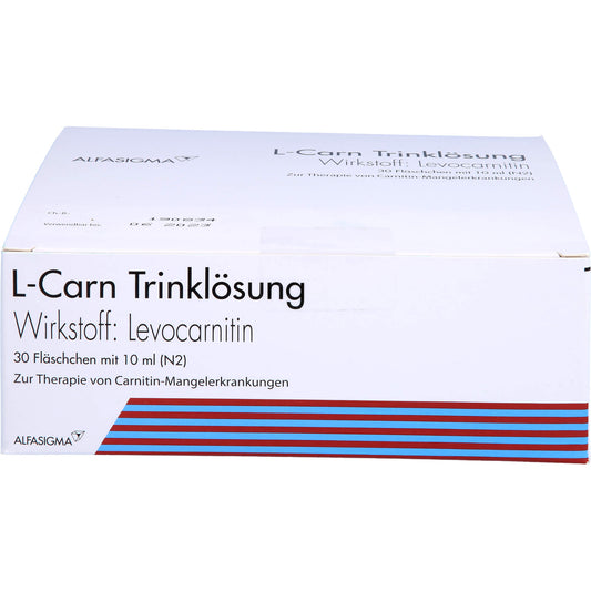 Alfasigma L-Carn levocarnitine Drinking Solution  30 × 10 ml Pack