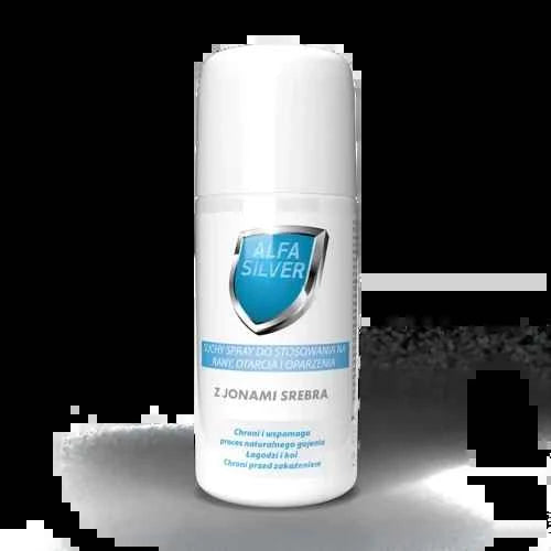 Alfasilver dry wound spray with silver ions