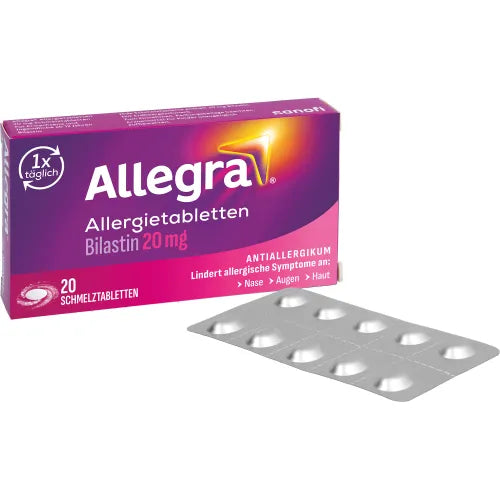 Allergies ALLEGRA Allergy Tablets 20 mg Melt Tablets 20 tablets