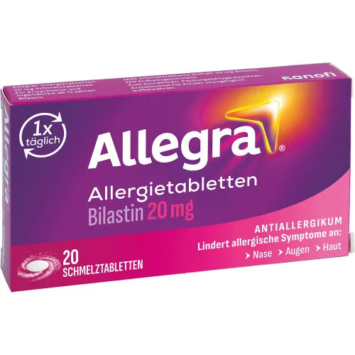 Allergies ALLEGRA Allergy Tablets 20 mg Melt Tablets 20 tablets