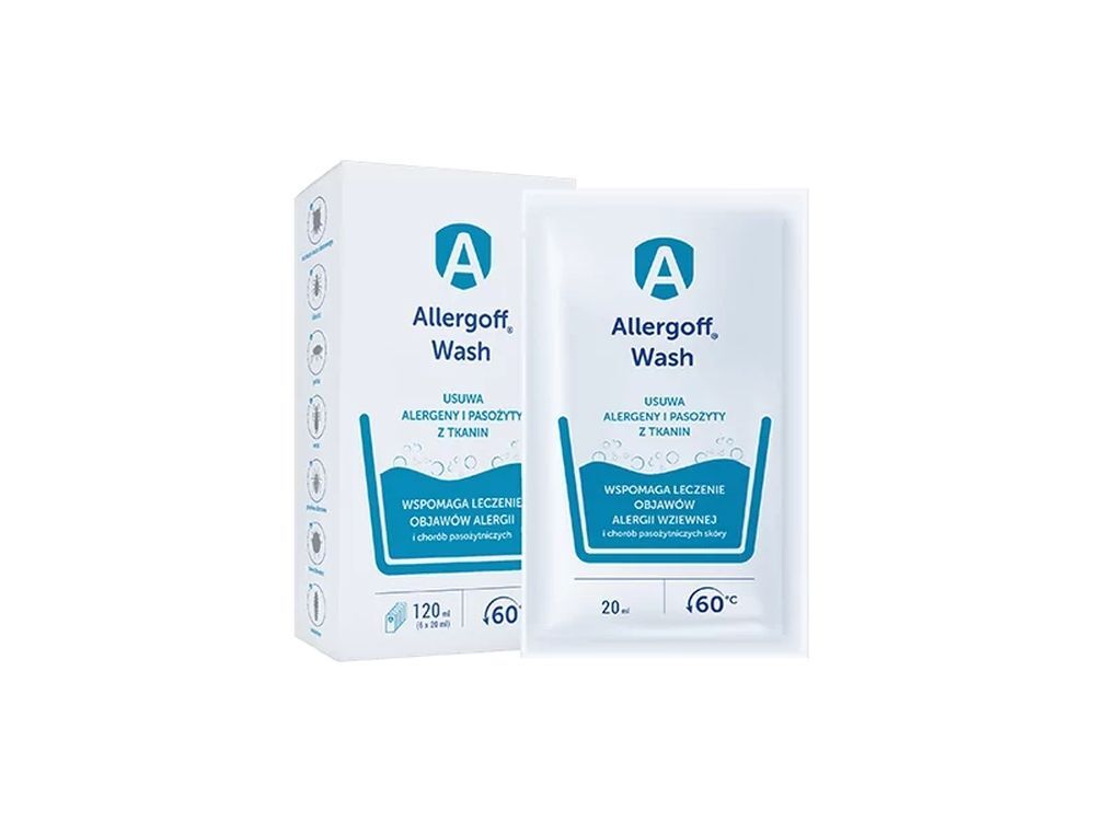 Allergoff liquid fabric neutralizer allergens 20ml x 6 pieces