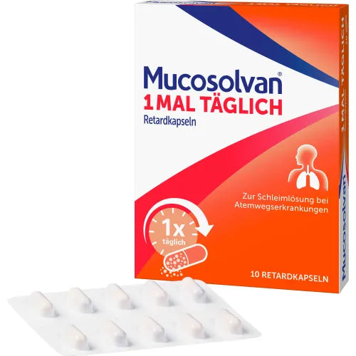 Ambroxol hydrochloride MUCOSOLVAN once daily sustained-release capsules