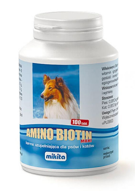 Amino-Biotin Maxi Supplementary coat preparation for dogs and cats - UKDorf 