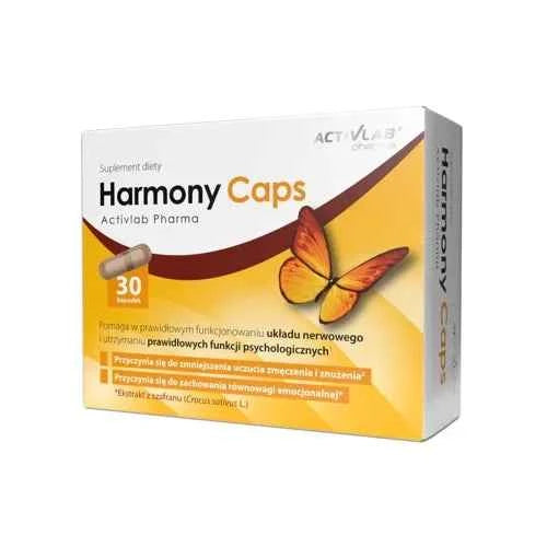 Amino acids, vitamins, minerals and extracts, Harmony Caps