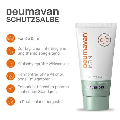 Anal lubricant, DEUMAVAN Protective Ointment Lavender Tube - UKDorf 