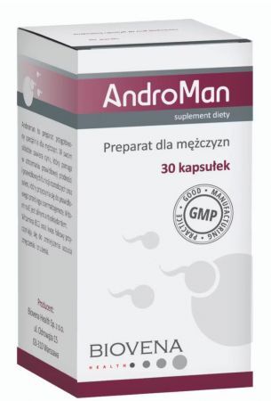 Increases the ability of sperm to fertilize, Androman Supports male fertility - UKDorf 