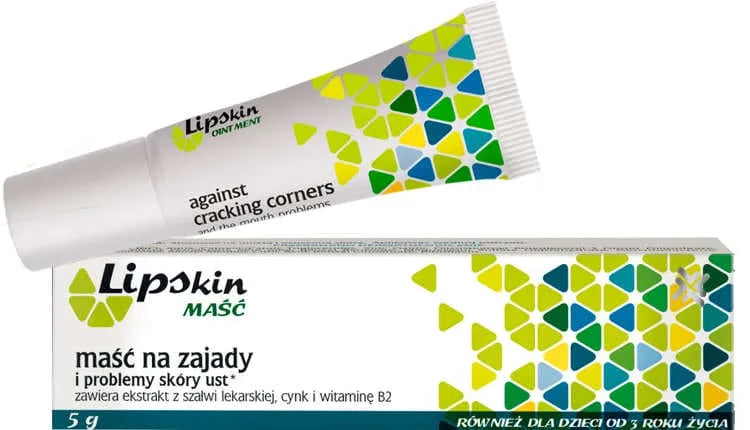 Angular cheilitis treatment, LIPSKIN ointment 5g - UKDorf 