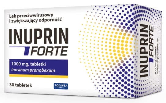 Antiviral drugs: upper respiratory tract infection, Inuprin Forte 1g - UKDorf 