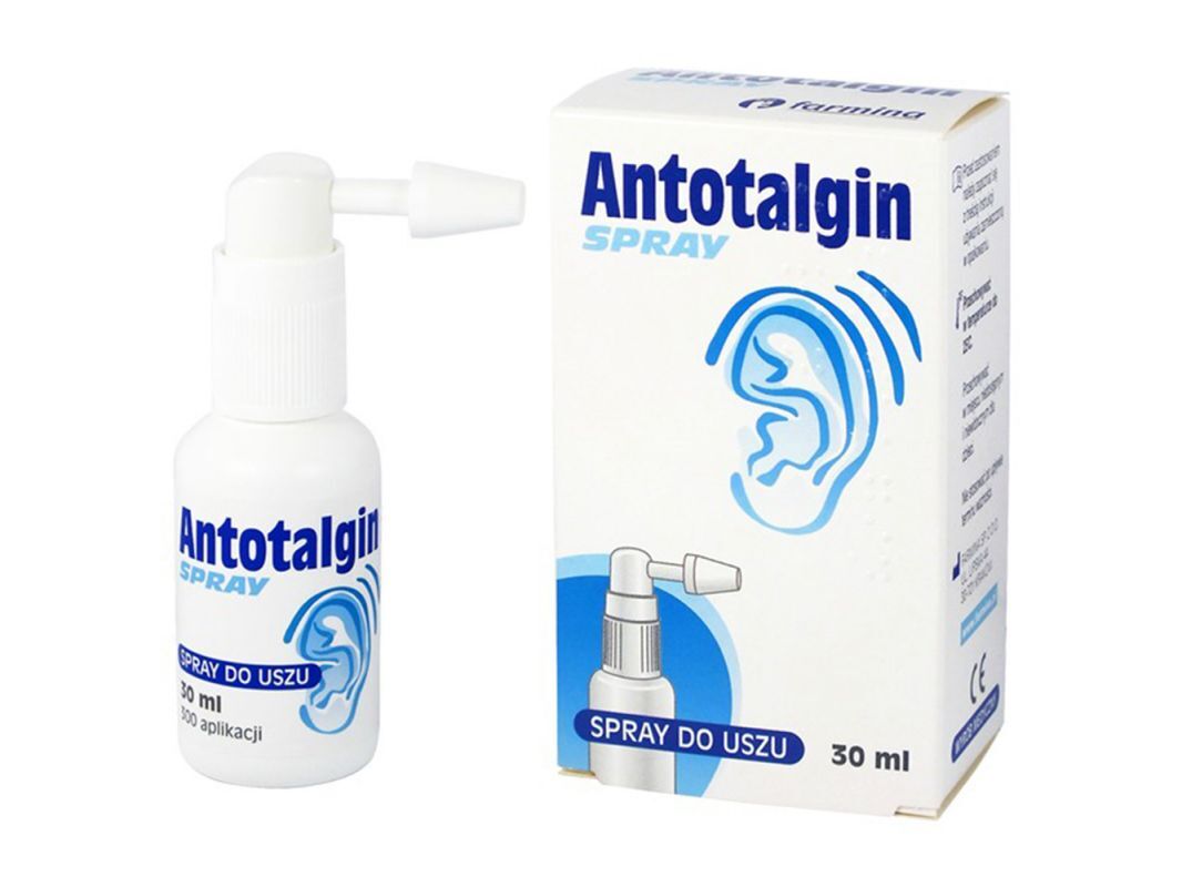 Antotalgin spray  ear wax removal