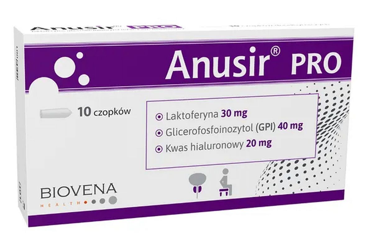 Anusir PRO rectal suppositories 10 pieces