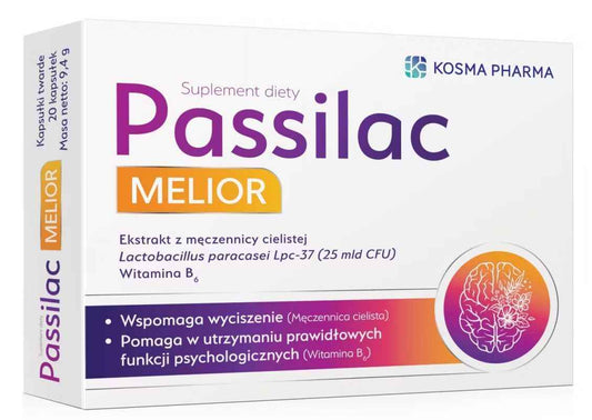 Anxiety, stress, and depression Passilac Melior Supporting Calmness