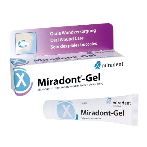 Aphthous ulcers and ringworms, MIRADENT micronutrient gel Miradont gel