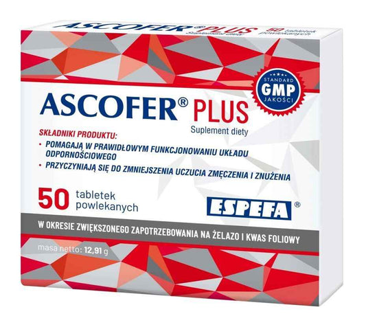 Ascofer Plus supplementing the diet with vitamin C and iron