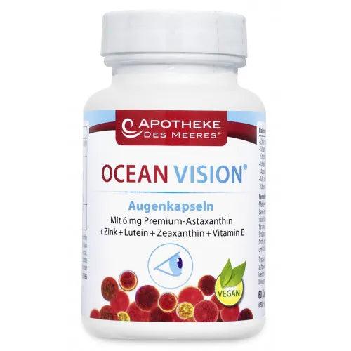 Astaxanthin, zeaxanthin, lutein, zinc, vitamin E, lecithin, OCEAN VISION - UKDorf 