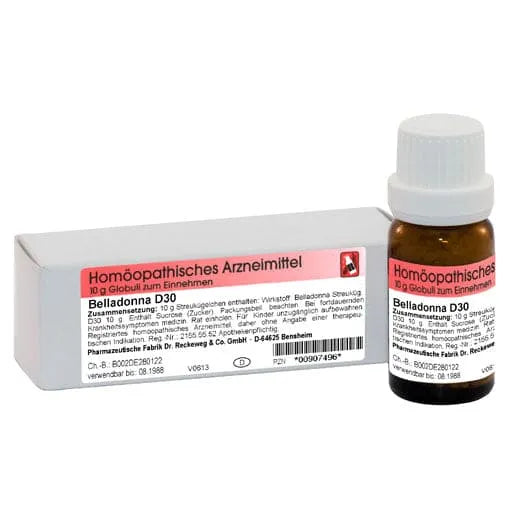 Atropa belladonna, BELLADONNA D 30 Globules - UKDorf 