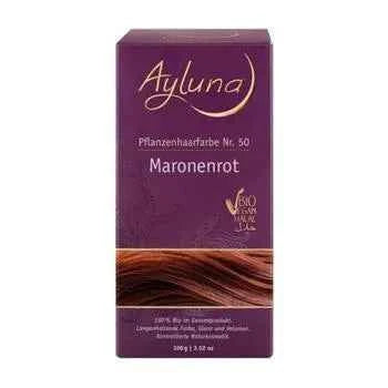 Ayluna - Plant-based hair dye, chestnut red, 100 g