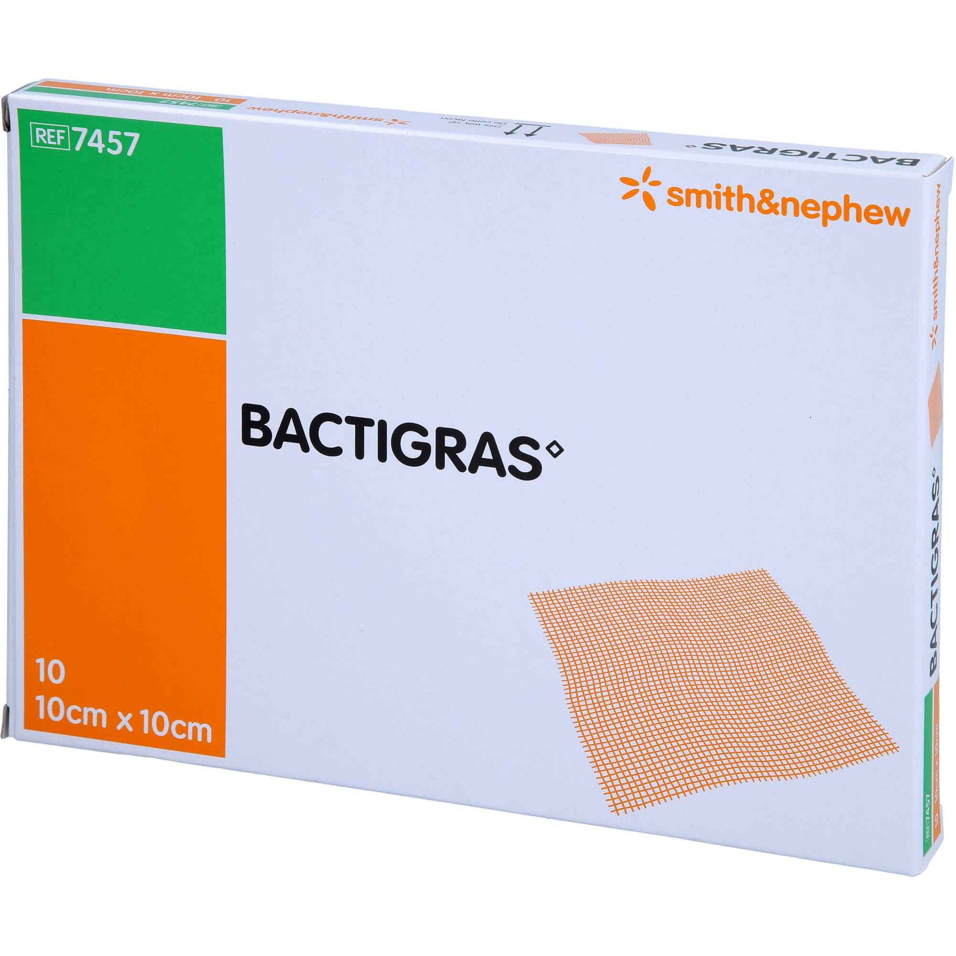 BACTIGRAS antiseptic paraffin gauze 10x10 cm
