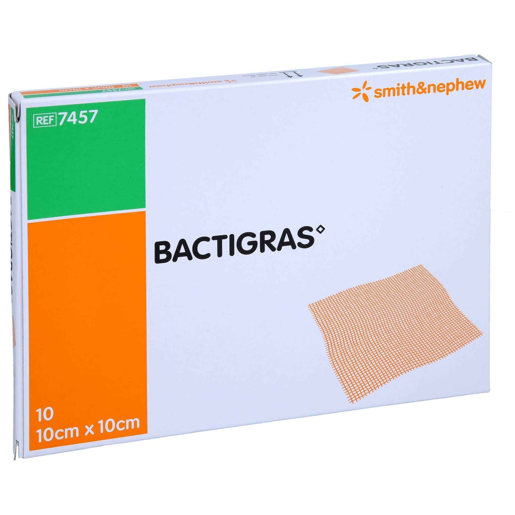 BACTIGRAS antiseptic paraffin gauze 10x10 cm