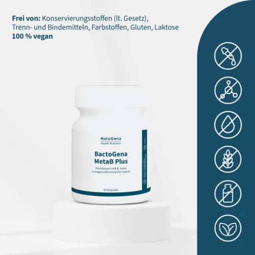 BACTOGENA MetaB Plus 25 billion CFU intestinal bacteria capsules, 60 capsules - 2