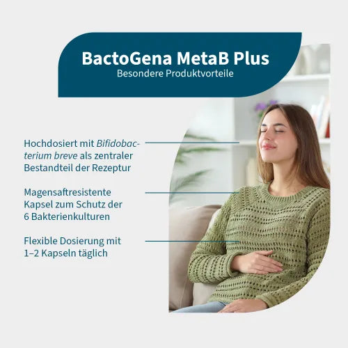 BACTOGENA MetaB Plus 25 billion CFU intestinal bacteria capsules, 60 capsules - 7