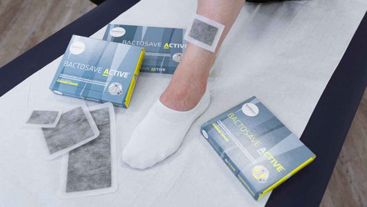 BACTOSAVE Active 10x10 cm activated carbon wound dressing