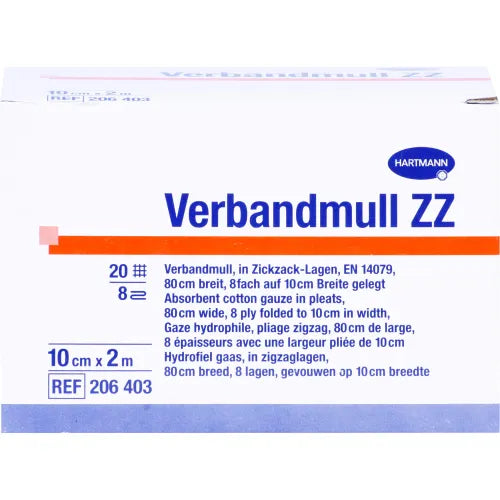 BANDAGE MULL Hartmann 10 cmx2 m zigzag 1 piece