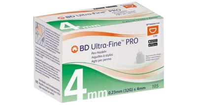 BD ULTRA-FINE PRO pen needles 4 mm 32 G 0.23 mm - UKDorf 