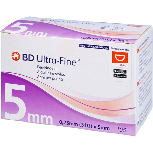 BD ULTRA-FINE pen needles 5 mm 31 G 0.25 mm