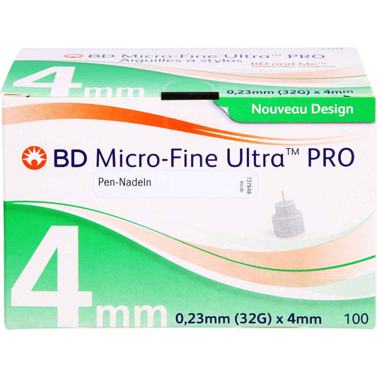 BD MICRO-FINE ULTRA Pro Pen Needles 0.23x4 mm 32 G