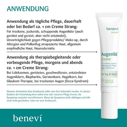 BENEVI Neutral Eyelid Cream 15 ml
