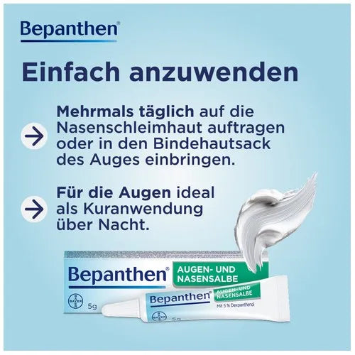 BEPANTHEN Dexpanthenol eye and nasal ointment 10 g