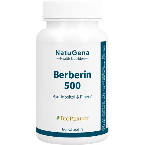BERBERINE 500 Myo-Inositol & Piperine vegan capsules 60 pcs