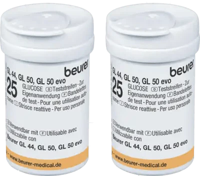 BEURER GL44-GL50 blood sugar test strips - UKDorf 