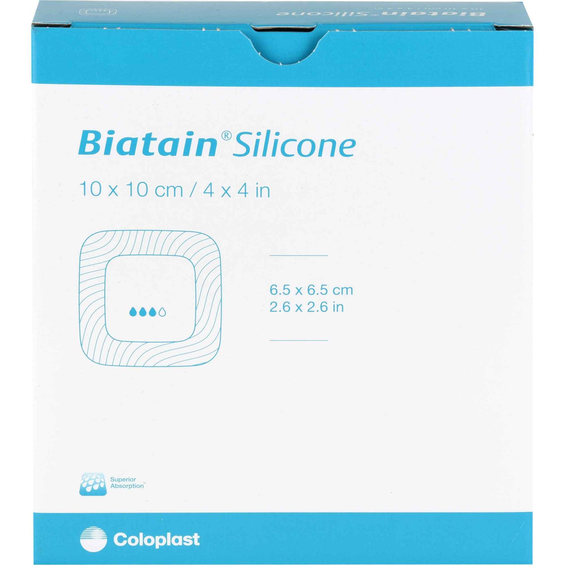 BIATAIN Silicone Foam Dressing 10x10 cm