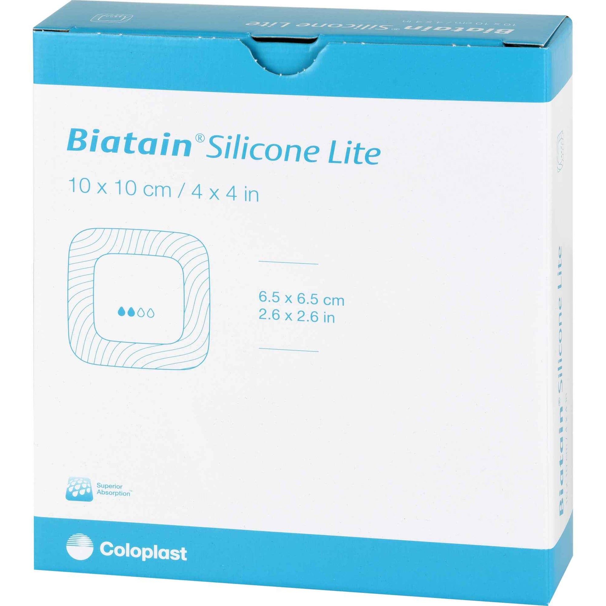 BIATAIN Silicone Lite foam dressing 10x10 cm