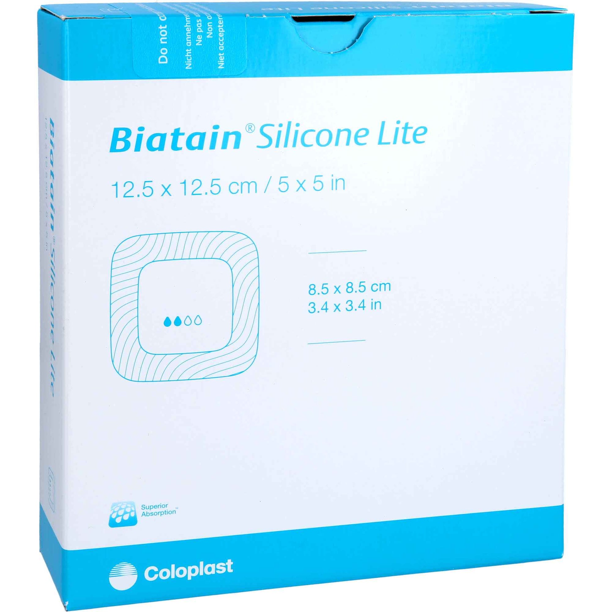 BIATAIN Silicone Lite foam dressing 12.5x12.5 cm
