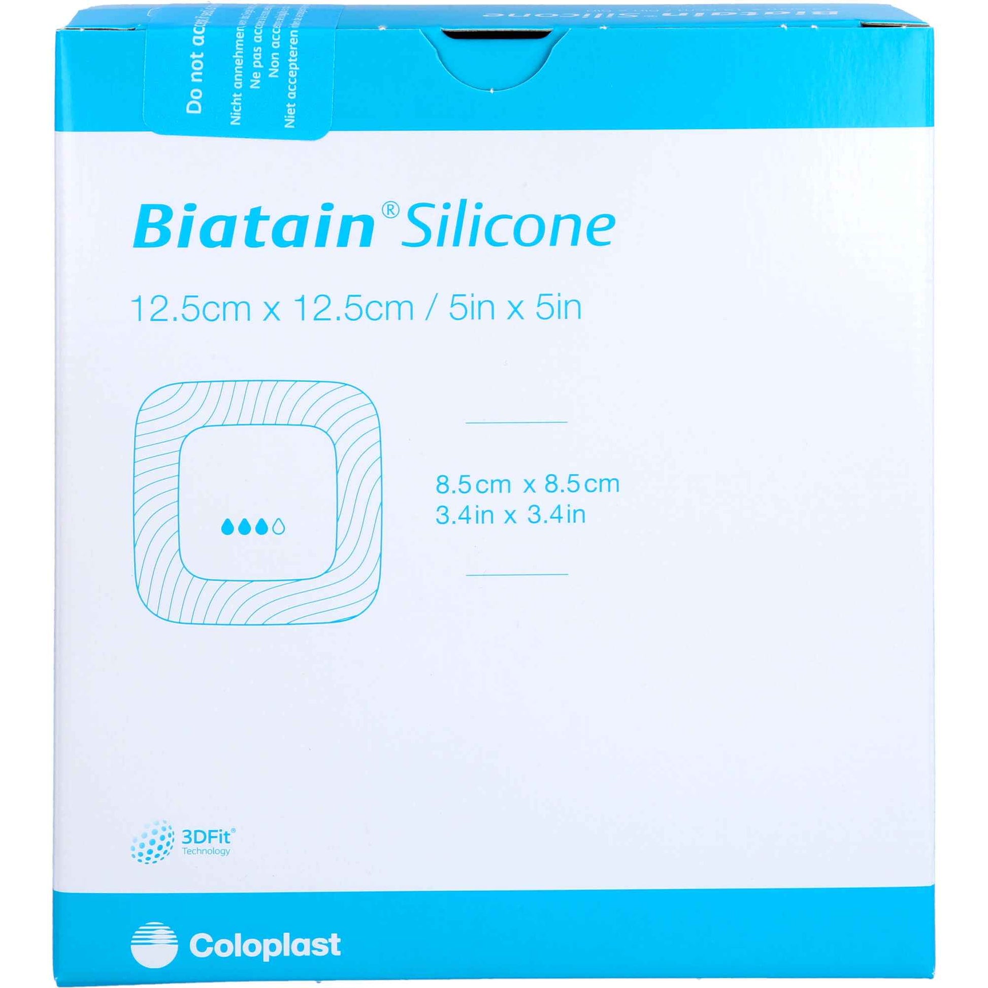BIATAIN Silicone foam dressing 12.5x12.5 cm