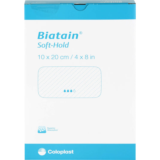 BIATAIN foam dressing 10x20 cm gently adhesive