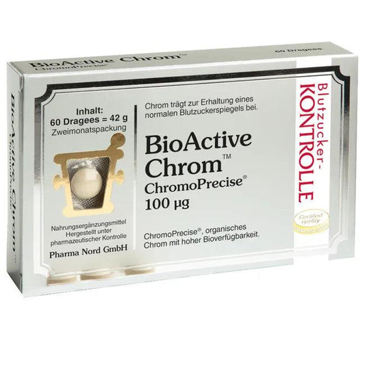 BIO ACTIVE Chrom, (Chromium), ChromoPrecise 100 µg dragees - UKDorf 