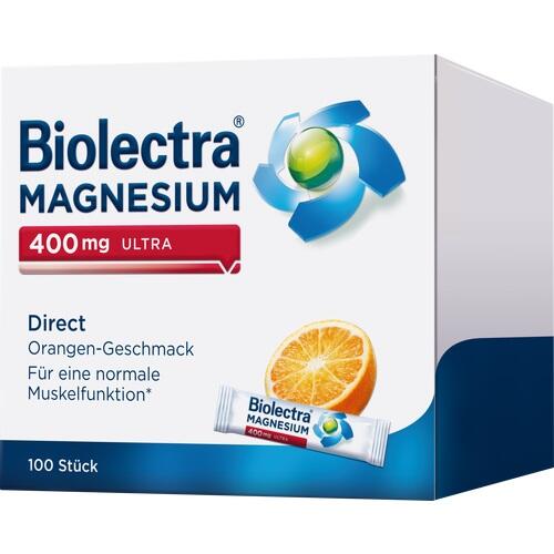 BIOLECTRA Magnesium 400 mg ultra Direct Orange 100 pcs