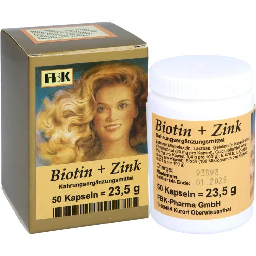 BIOTIN PLUS Zinc Hair Capsules