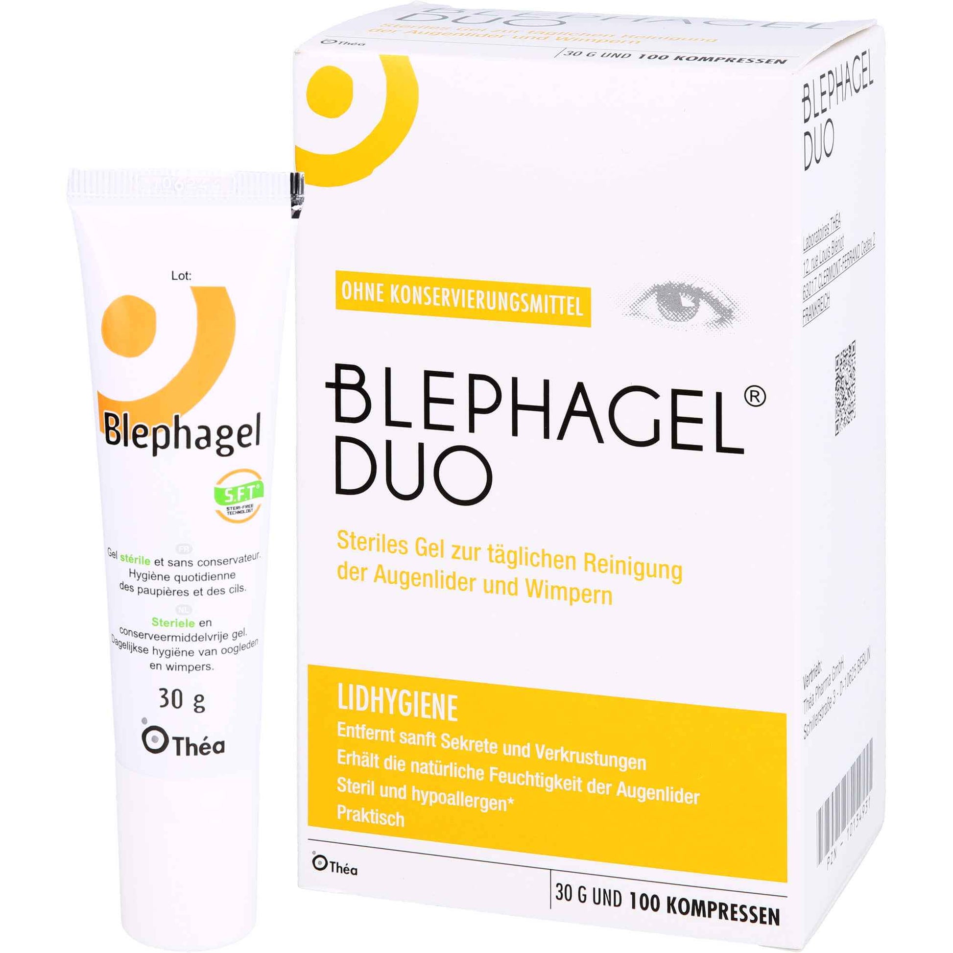 BLEPHAGEL Duo 30 g+Pads