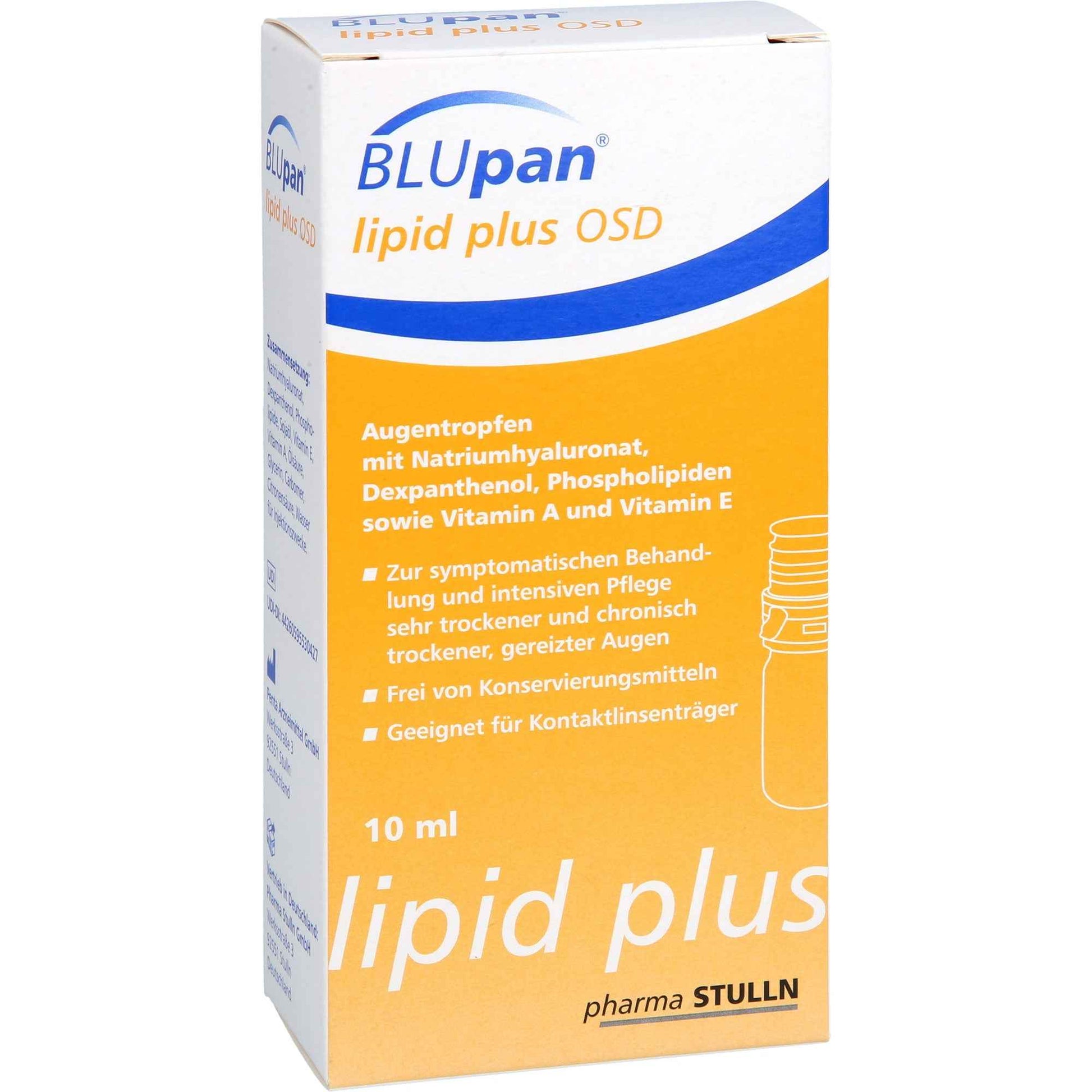 BLUpan® liquid plus OSD VEGAN eye drops